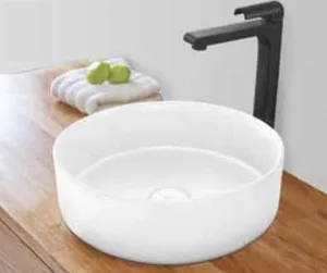 כיור מונח 36 ס"מ רוז לבן מט ROSE סניטק