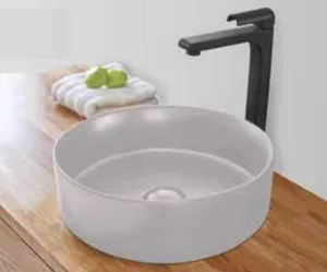 כיור מונח 36 ס"מ רוז בטון בהיר מט ROSE סניטק