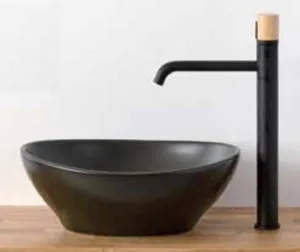 כיור מונח 41X33 ס"מ נורית שחור מט NURIT סניטק