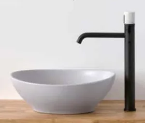 כיור מונח 41X33 ס"מ נורית בטון בהיר מט NURIT סניטק