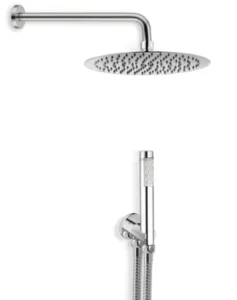 סט מקלחת אידיאל ראש מקלחת 30 ס"מ כרום סניטק