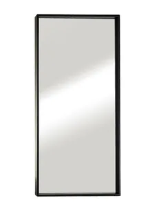 מראה מרובעת 60 ס"מ גובה- 60 ס"מ מסגרת אלומיניום שחור מט סניטק