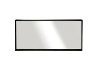 מראה מרובעת 100 ס"מ גובה- 60 ס"מ מסגרת אלומיניום שחור מט סניטק