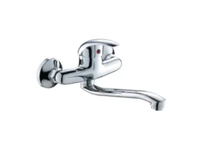 ברז קיר למטבח פיה ארוכה מסתובבת דגם מרין כרום MR0116CH סניטק