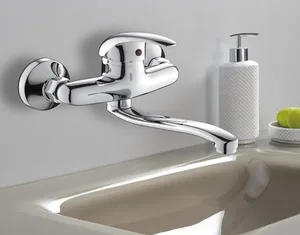 ברז קיר לאמבט פיה מסתובבת דגם מרין כרום MR0115CH סניטק