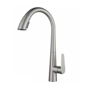 ברז מטבח נשלף מזלף דו מצבי ניקל מוברש OB0809N סניטק