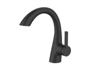 ברז לכיור רחצה פיה מסתובבת שחור מט WR0721K סניטק