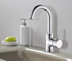 ברז לכיור רחצה פיה מסתובבת כרום ZV0121CH סניטק