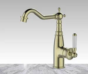 ברז מיקסר פיה מסתובבת דגם ויולה ברונזה - AN0523BR סניטק