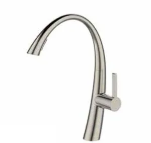 ברז מיקסר גבוה פיה מסתובבת מזלף נשלף דו מצבי ניקל מוברש OB0801N סניטק