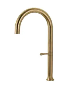 ברז מטבח גבוה זהב מוברש KM0950G סניטק