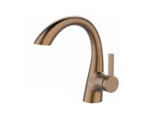 ברז לכיור רחצה פיה מסתובבת רוז גולד מוברש WR0721RG סניטק