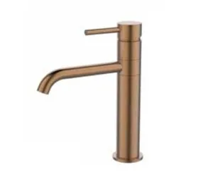 ברז לכיור רחצה פיה מסתובבת רוז גולד מוברש ZV0445RG סניטק