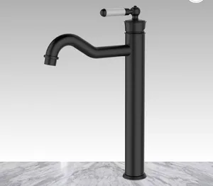 ברז מיקסר גבוה דגם ויולה שחור מט - AN0522K סניטק