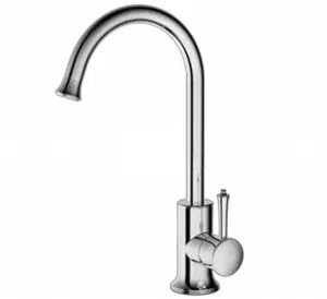 ברז מטבח גבוה פיה מסתובבת כרום ZV0133CH סניטק