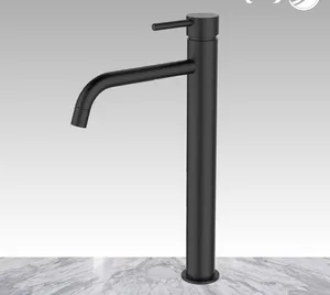 ברז מיקסר גבוה שחור מט - PL0632K סניטק