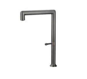 ברז מטבח גבוה בעיצוב מיוחד גאן מטאל (גרפיט) KM0951GM סניטק