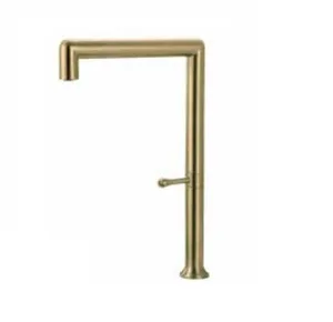 ברז מטבח גבוה בעיצוב מיוחד זהב מוברש KM0951G סניטק