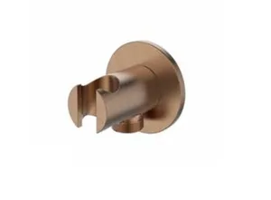 נקודת מים מעוגלת עם מתלה רוז גולד מוברש 208RG סניטק