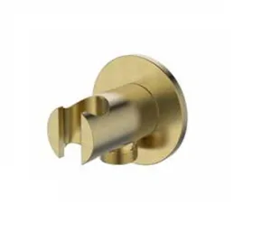 נקודת מים מעוגלת עם מתלה זהב מוברש 208G סניטק