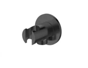 נקודת מים מעוגלת עם מתלה שחור מט 208K סניטק