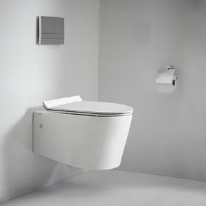 אסלה תלויה זאוס 55 ס"מ לבן סניטק