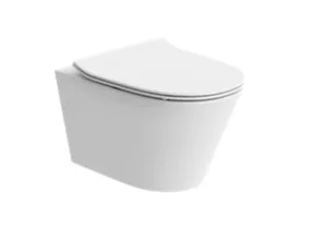 אסלה תלויה דגם סיקלון 52 ס"מ טורנדו לבן מבריק CIKLON סניטק