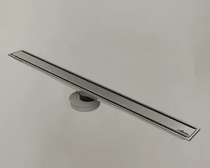 תעלת ניקוז אקווה מ - 40 ס"מ - 90 ס"מ כיסוי מלא נירוסטה סניטק