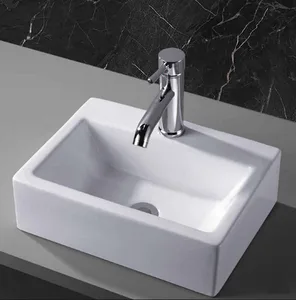 כיור מונח/תלוי 41.5X31.5 ס"מ דגם מרקיז לבן מבריק MARKIZ סניטק