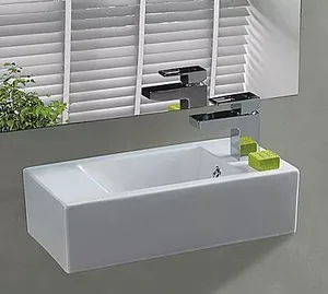 כיור מונח/תלוי 40X19 ס"מ סופיה לבן מבריק SOFIA סניטק