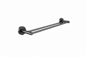 מוט כפול למגבת 60 ס"מ סדרת מיני גרפיט 43GGM DorRaphael