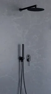 סט למקלחון 6 חלקים שחור מט 108961BL DorRaphael