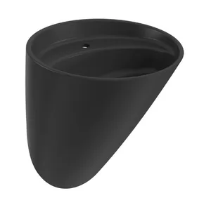 כיור רחצה חרס מונובלוק 53.5X46.5 ס"מ ונציה VENICE שחור מט DorRaphael