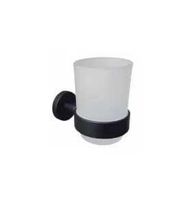 מחזיק כוס למברשת שיניים סדרת מיני שחור מט 4383BL DorRaphael