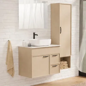 ארון תלוי 80/46 סמ דגם ונילה קוריאן VANILLA - דור רפאל