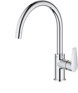 ברז פרח למטבח פיה מסתובבת מצב אחד באואדג' BAUEDGE כרום GROHE - גרואה 31367001 GROHE גרואה