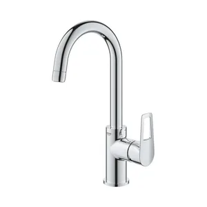 ברז פרח ברבור גבוה באולופ BAULOOP כרום GROHE - גרואה 23891001 GROHE גרואה