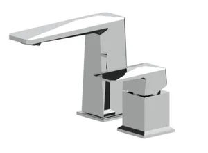 ברז אינטרפוץ 3 דרך שני חלקים להתקנה על האמבטיה ניקל S-42 MTI