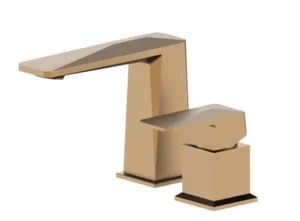 ברז אינטרפוץ 3 דרך שני חלקים להתקנה על האמבטיה זהב S-42 MTI