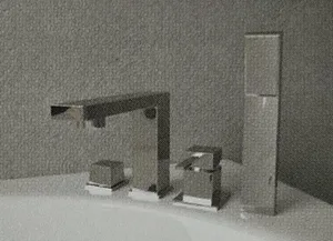 סט ברזים 4 דרך מדופן האמבטיה S22 MTI