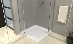 אגנית אקרילית קלאסית 90*90 ס"מ MTI201