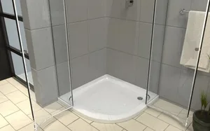 אגנית אקרילית קלאסית 90*90 ס"מ MTI200