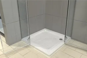 אגנית אקרילית קלאסית 80*80 ס"מ MTI203