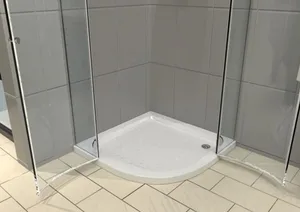 אגנית אקרילית קלאסית 80*80 ס"מ MTI202