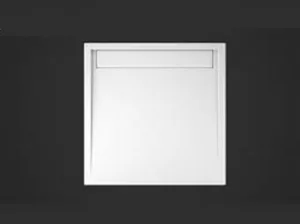 אגנית אקרילית עם תעלת ניקוז 90*90 ס"מ MTI228