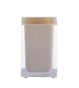 כוס למברשות שיניים סקוור - SQUARE בז' SBG-901551 מלדן