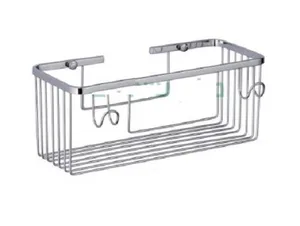 סבוניה רשת מלבנית עמוקה עם קולבים ניקל דגם SPA ספא snb3001 מלדן