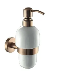 דיספנסר תלוי רוז גולד מט ניתן בקידוח/ בהדבקה דגם עדן ED563RGM מלדן