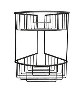 רשת פינתית כפולה ועמוקה שחור מט מלדן