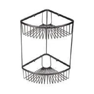 רשת פינתית כפולה שחור מט דגם ספא SNB5542BK מלדן